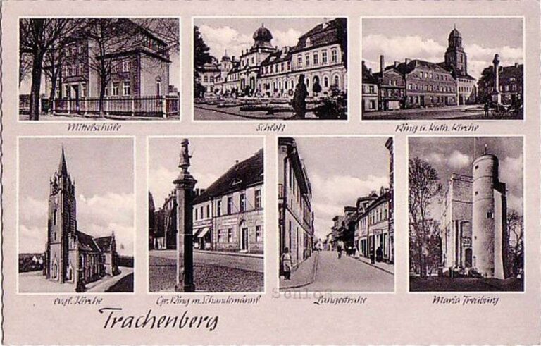 Archiwalne zdjęcie pocztówki ze Żmigrodu Archiwalne zdjęcie pocztówki ze Żmigrodu