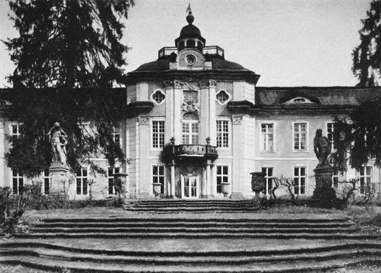 Archiwalne zdjęcie pałacu w Brzezince pod Oleśnicą