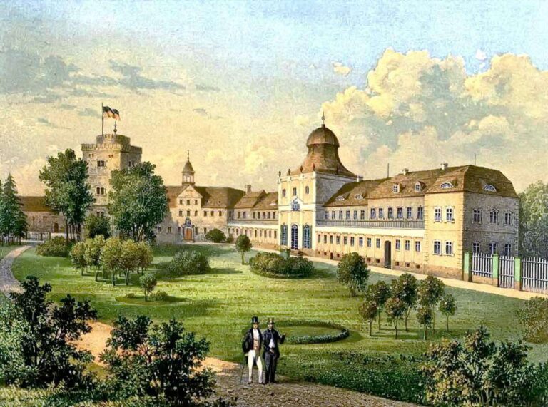 Pałac w Żmigrodzie, zdjęcie archiwalne Pałac w Żmigrodzie, zdjęcie archiwalne