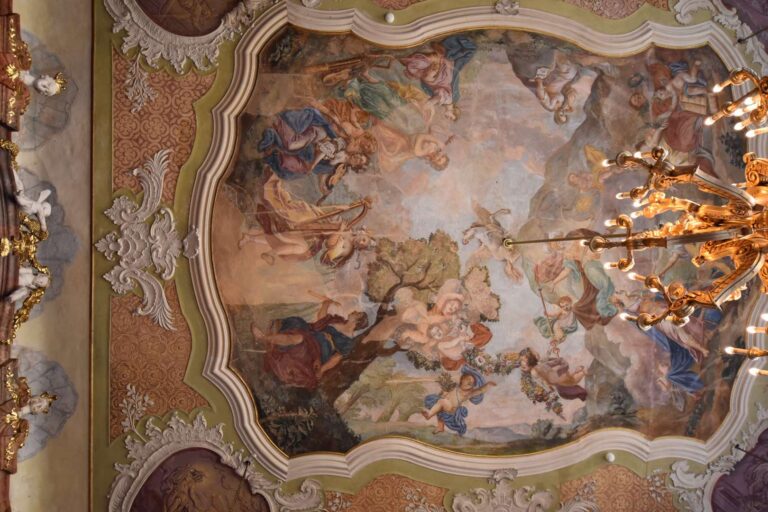 Sufit sali balowej w zamku Książ zdjęcie 2