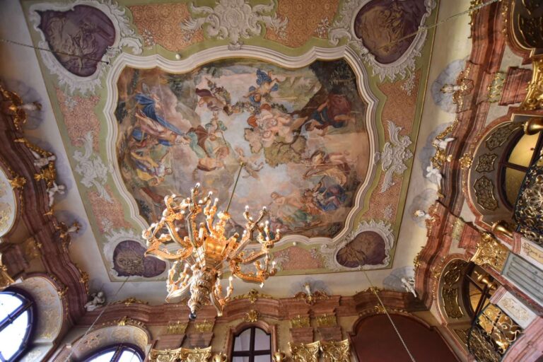 Sufit sali balowej w zamku Książ zdjęcie 3