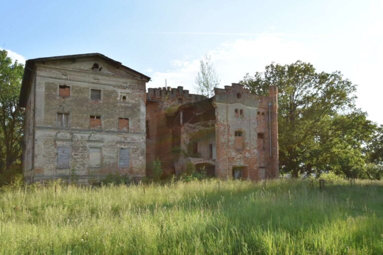 Pałac Randowshof w Boguszycach (Rzędów) tylna ściana